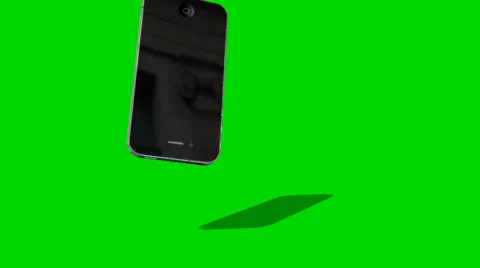Smartphone Crash - separated on green screen Видео 35151607