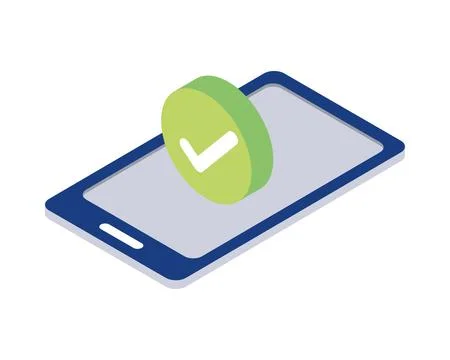 Smartphone cyber security 스톡 일러스트
