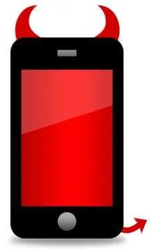 Smartphone danger Stock-Illustration