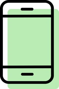 Smartphone device for mobile app access 스톡 일러스트