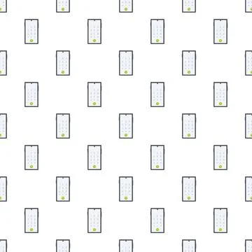 Smartphone dial pad screen pattern for communication concept Stock Illustration