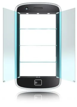 Smartphone Display. Stock Illustration