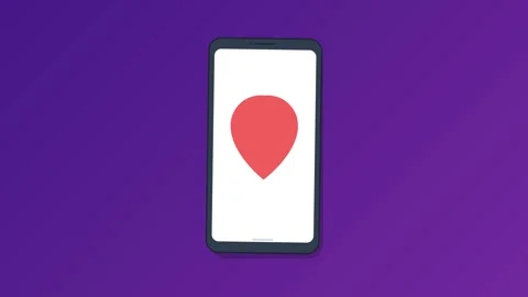 Smartphone displaying animated heart, speech bubble, and share icon for soc.. Видео 345982318