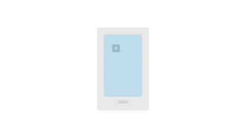 A smartphone displaying a check box on its screen, indicating a selection o.. Stock Footage 333102599