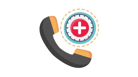 A smartphone displaying a clock icon with a plus sign, indicating a feature.. 库存影片 332453855