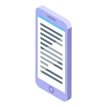 Smartphone displaying lines of code for programmers and developers Stock Illustration