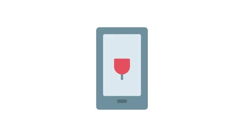 A smartphone displaying a plug icon on its screen, symbolizing charging or .. Stock Footage 333102641