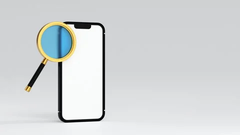 Smartphone drop on white background and show empty green screen Видео 257311905