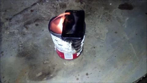 Smartphone Explodes in a Guys Face, Texarkana, Arkansas, USA - 23 Feb 2016 Video stock 205307763