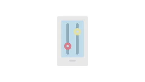 A smartphone featuring a prominent sound control button on its side for adj.. Stock Footage 333102627