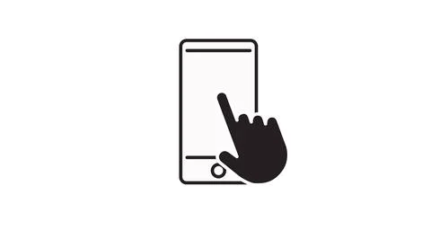 Smartphone flat Illustration. Stock Illustration