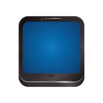 Smartphone frame mobile gadget technology icon. Vector graphic Stock Illustration