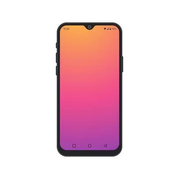 Smartphone with Gradient Display Illustrazione stock