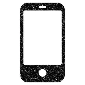 Smartphone Grainy Texture Icon 스톡 일러스트