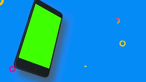 Smartphone green screen 3 Stock Footage 230123585
