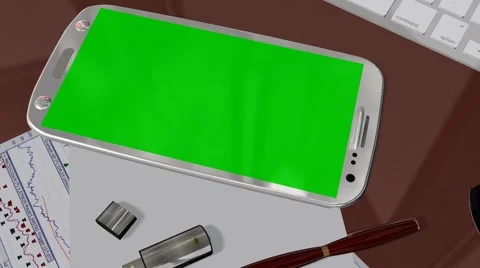 Smartphone Green Screen for Advertisement Presentation Commerce Vidéo 40051565