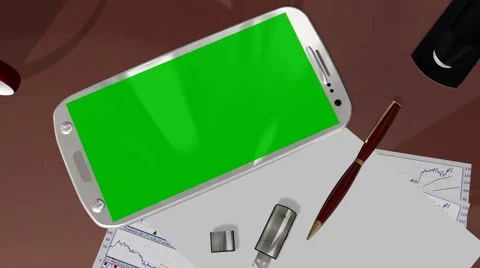 Smartphone Green Screen for Advertisement Presentation Commerce Vidéo 40051569