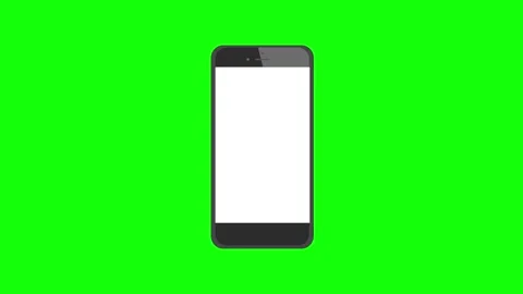 Smartphone Green Screen Chroma Key Element Video stock 343928598
