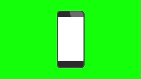 Smartphone Green Screen Chroma Key Element Video stock 343928604