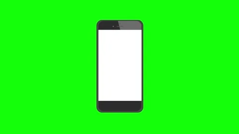 Smartphone Green Screen - Chroma Key Stock Clip Video stock 343928605