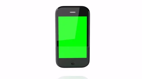 Smartphone with Green Screen Stock Footage 41340424