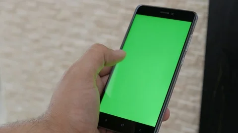 Smartphone - Green Screen Stock Footage 89077812