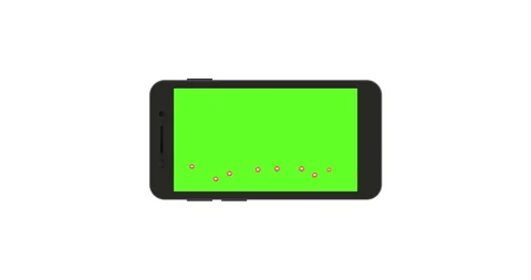 Smartphone with green screen Stock Footage 98662772