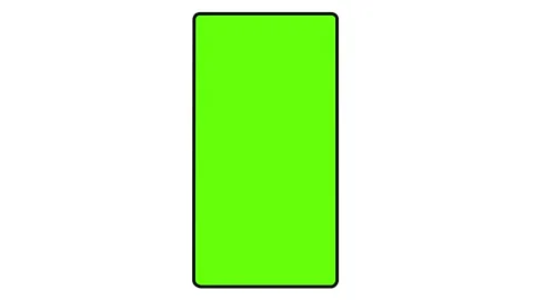 Smartphone with green screen isolated on white background. 4K animation with mob 스톡 동영상 341495696