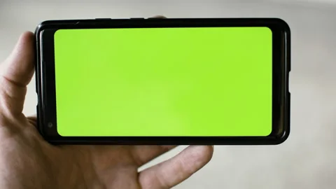 Smartphone green screen shot. Stock Footage 130603452