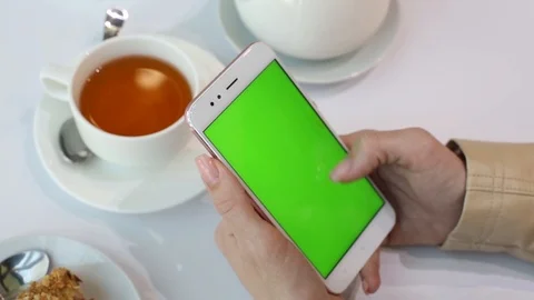 Smartphone in hand Stock Footage 106350973