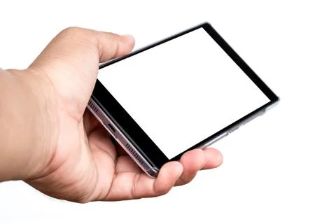 Smartphone in a hand. Stock Photos