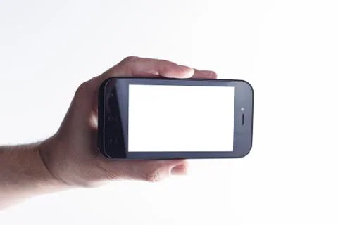 Smartphone in Hand. Stock Photos