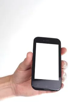 Smartphone in Hand. Stock Photos