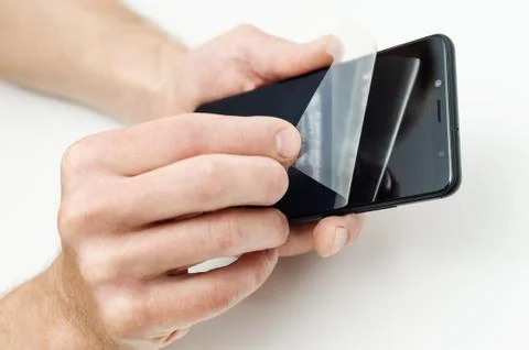 Smartphone in human hands. Stock Photos