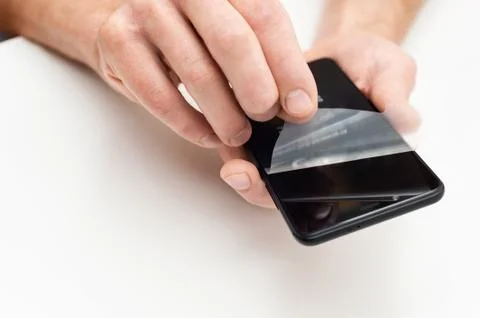 Smartphone in human hands. Stock Photos