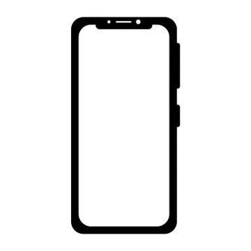 Smartphone icon desig with vector Stock Illustration