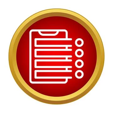 Smartphone icon displaying mobile survey and questionnaire options Stock Illustration