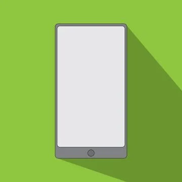 Smartphone icon flat design Stock Illustration