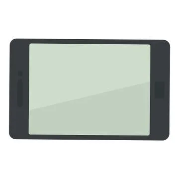 Smartphone icon, flat style Stock Illustration