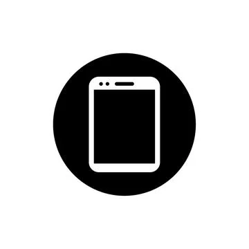 Smartphone icon in flat style Ilustración de archivo