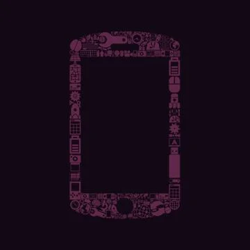Smartphone icon Stock Illustration