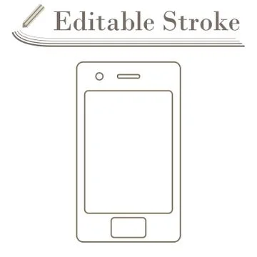 Smartphone Icon Stock Illustration
