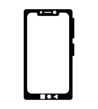 Smartphone icon illustration vector Stock Illustration