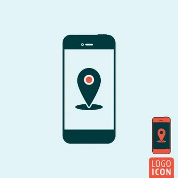 Smartphone icon isolated Stock Illustration
