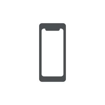 Smartphone Icon Logo Design Element. Can be used for mobile, web, UI and UX. Ilustração Stock