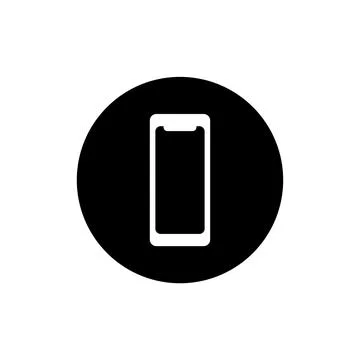 Smartphone Icon Logo Design Element. Can be used for mobile, web, UI and UX. Stock Illustration