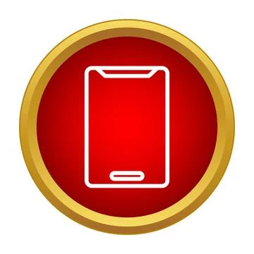 Smartphone icon representing mobile technology and communication Illustrazione stock