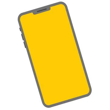 Smartphone icon in the style flat Illustrazione stock