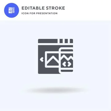 Smartphone icon vector, filled flat sign, solid pictogram isolated on white 스톡 일러스트