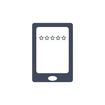 Smartphone Icon Vector flat design style Stock Illustration